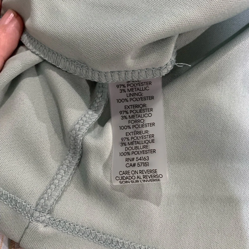 Calvin Klein Lurex Chiffon Floral Print Sleeveless Tiered Maxi Dress NWT - Picture 9 of 10